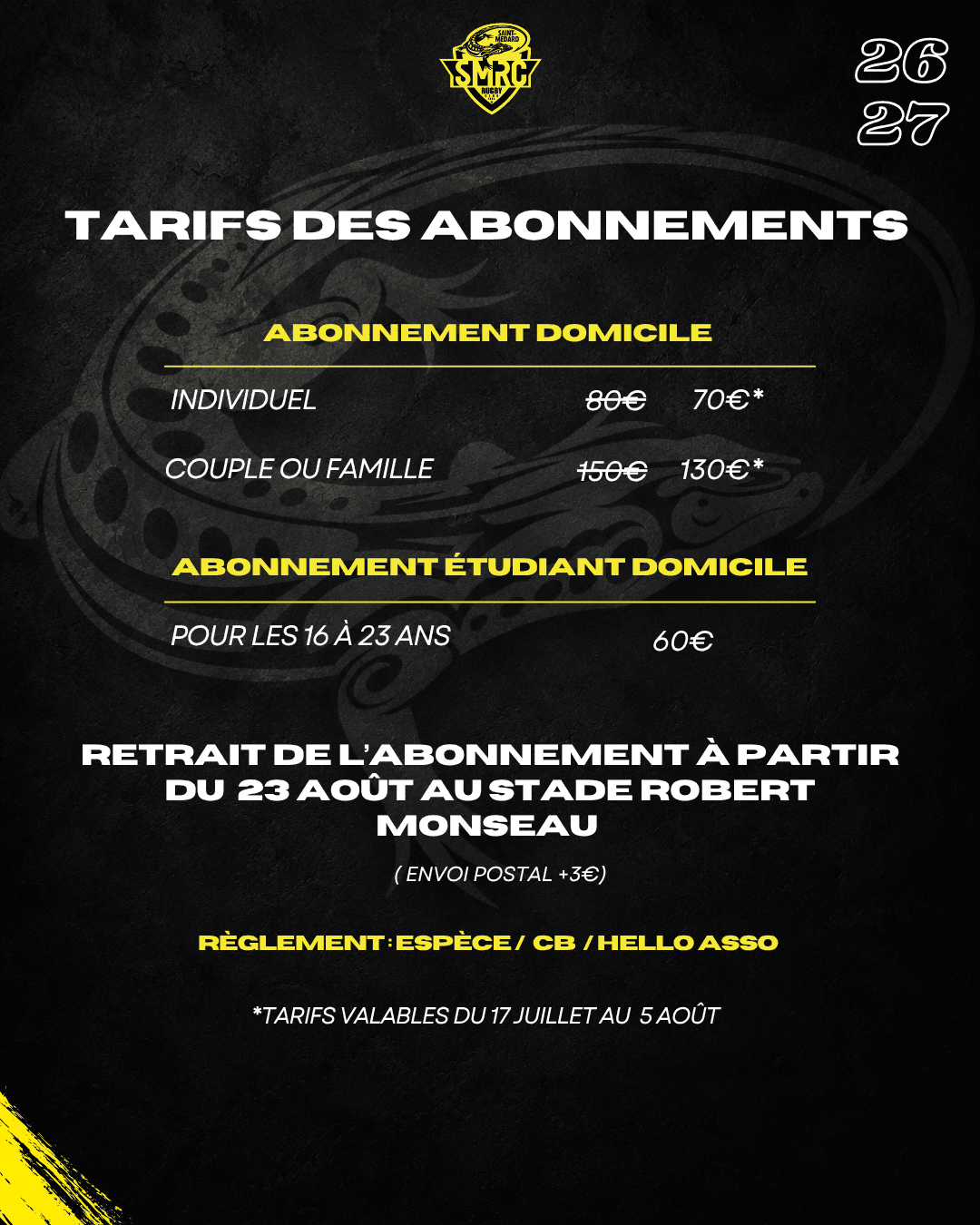 La campagne d'abonnement est lancée !