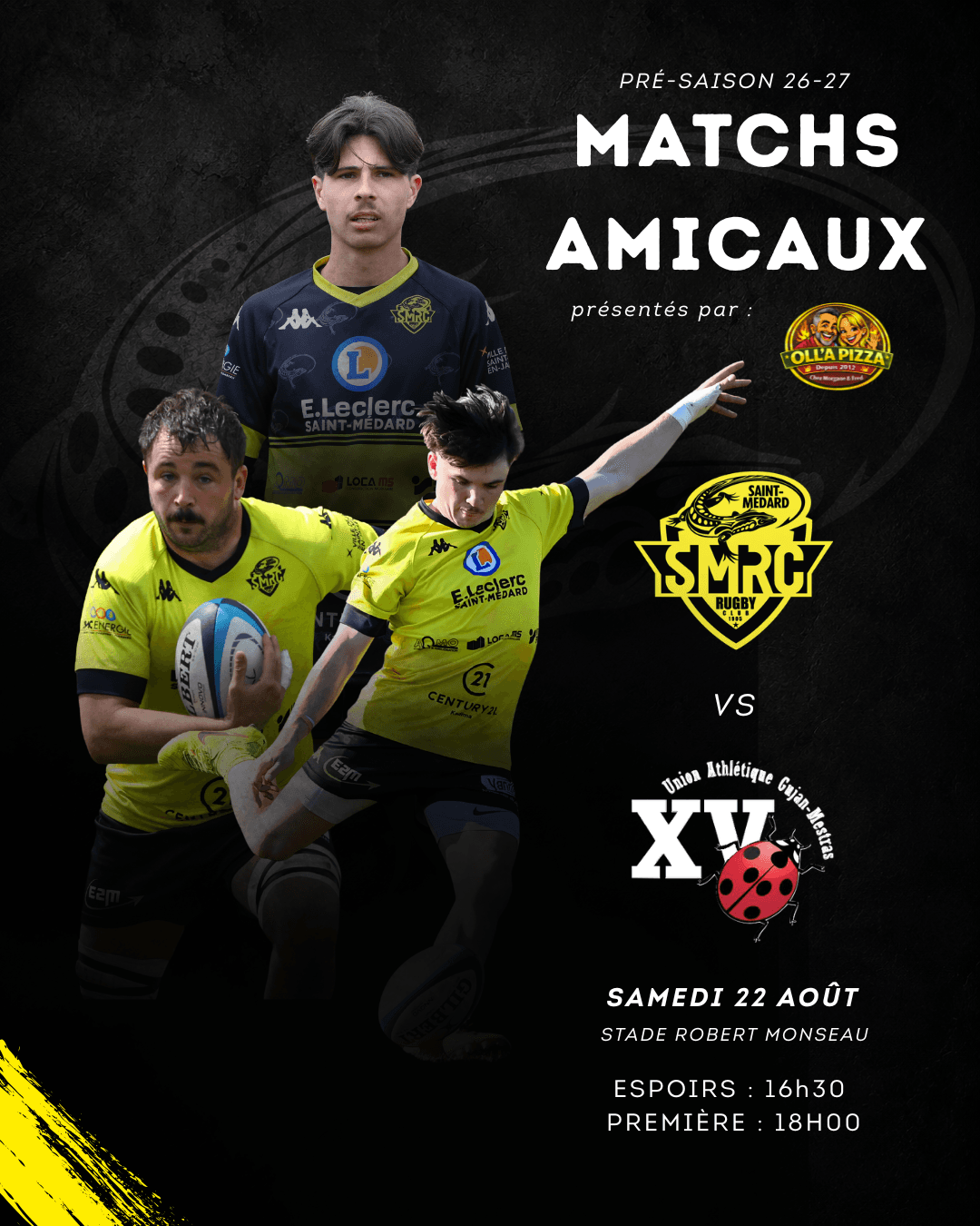 Matchs amicaux, SMRC vs Gujan-Mestras